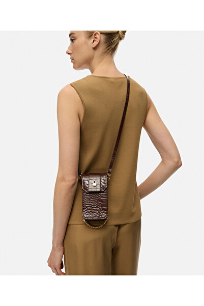 İpekyol Timsah derisi görünümlü çift askılı çanta