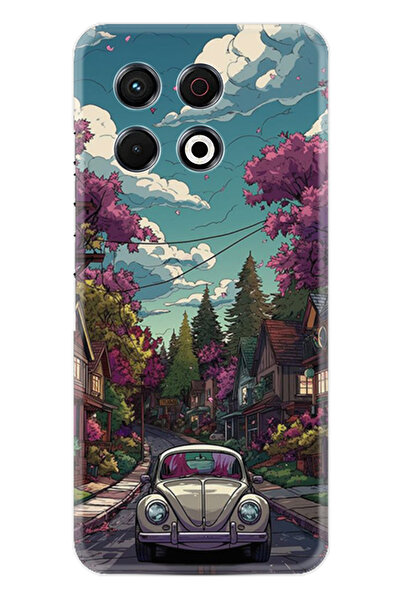 TECNO Spark 30 Pro Kılıf Boutique Baskılı Resimli Tosbağa Pcode -084