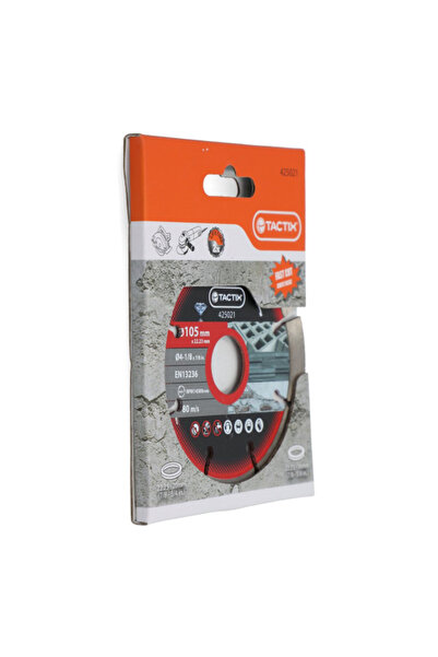 Tactix Durable Break-Resistant Round Diamond Polishing Disc 105 x 22.23mm