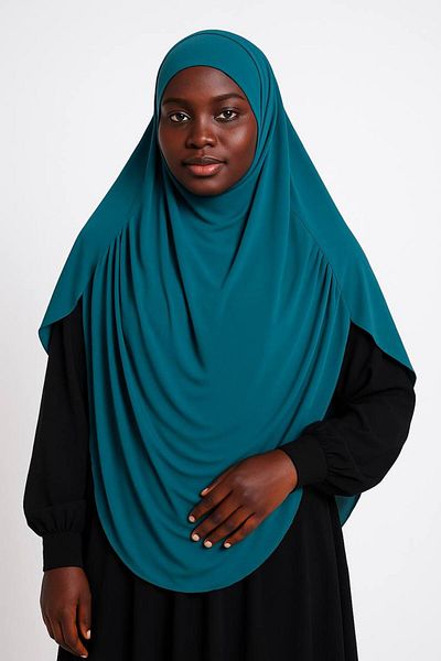 Mercan Hijab Maxi Pleated Hijab