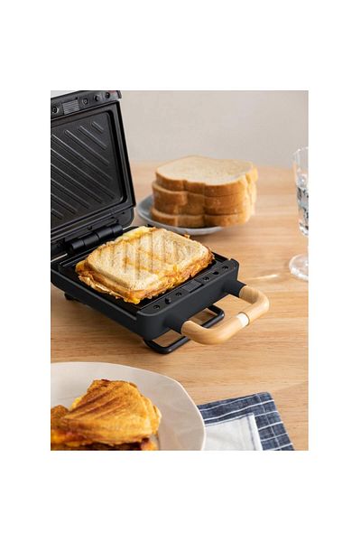 Create 2in1 waffle maker, CREATE, Stone Studio, black