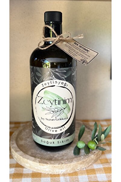 Zeytinim by Suzan Gökkaya Soğuk sıkım doğal sızma Zeytinyağı 1000 ml