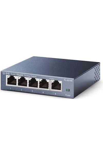 TP-LINK Tl-Sg105 5Port 10/100/1000 Unmanaged Switch