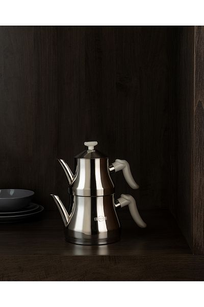 Madame Coco Brume Teapot Set - Steel - 1000 ml + 2000 ml