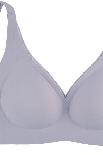 koza iç giyim Laser Seamless Covered Low-Cut Bustier Bra Without Underwire