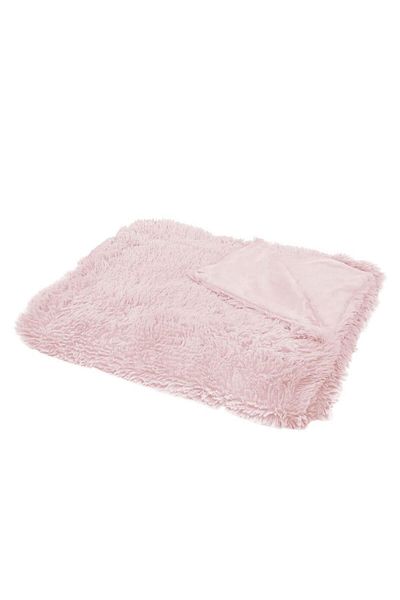 SERSIMO Fluffy and warm blanket for 2 people, 220x240cm, pink