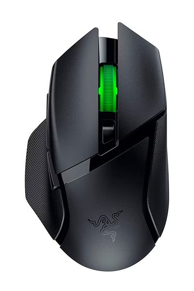 RAZER ماوس الألعاب Basilisk V3 X Hyperspeed - 18 ألف نقطة في البوصة، مفاتيح الجيل الثاني، Hypershift - أسود