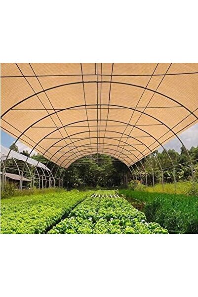 Generic غطاء شبكي للظل للصوبة الزراعية، لون بيج، حماية من الأشعة فوق البنفسجية لنباتات الحديقة، 90 جرام لكل متر مربع، 3 متر × 50 متر (150