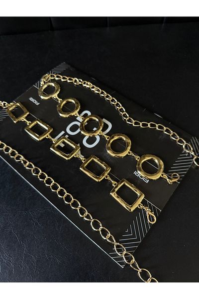 FioriModa Square Detailed Women's Waist Chain