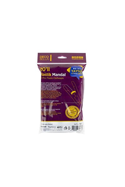 Decobella Plastik Mandal 20li Paket
