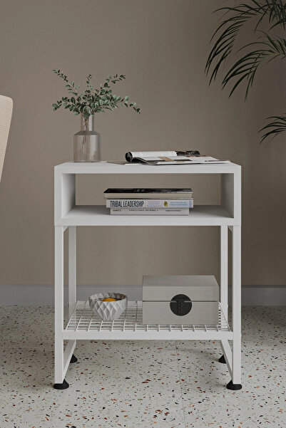 AKSviva Armoni Metal Komodin Yan Sehpa