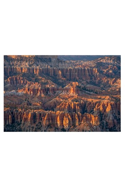 OEM Tablou Canvas, 'Taramul turnurilor de piatra rosie', Pietre, Eroziune, Pe...