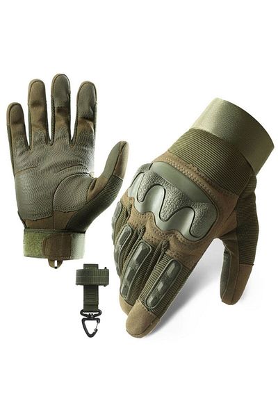 Hipolar Tactical Gloves, with Protective Armor, Sizes M-L-XL, Airsoft, Moto, ATV, Security Agents
