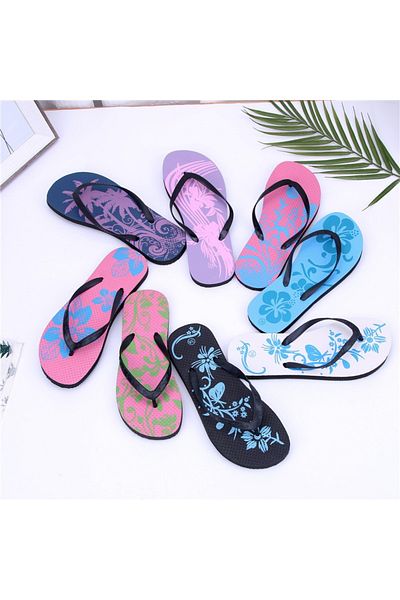 CODE Summer Slippers New Fashion Beach Slides Shoes Women's Outdoor Flip Flops Leisure Sandals