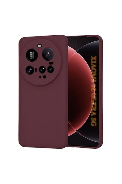 Royal Case for Xiaomi 15 Ultra, A51, Silicone, Plum Red