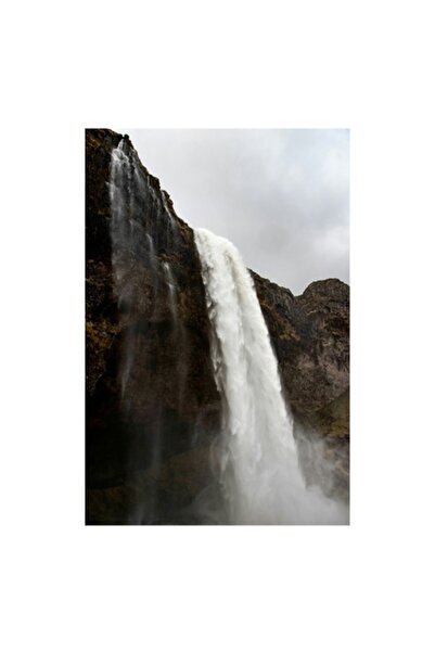 OEM Tablou Canvas, Cascada inghetata in timpuri tulburatoare