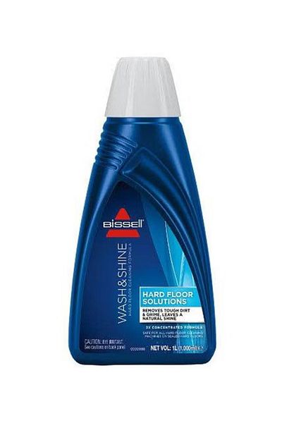 Bissell Wash & Shine Hard Floor Cleaner 1000mL – Streak-Free Finish & Fresh Scent – Blue