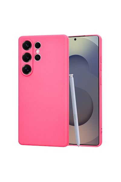 Royal Husa Protectie pentru Samsung Galaxy S25 Ultra, ROYAL, O25, Panza, Hot Powder Pink
