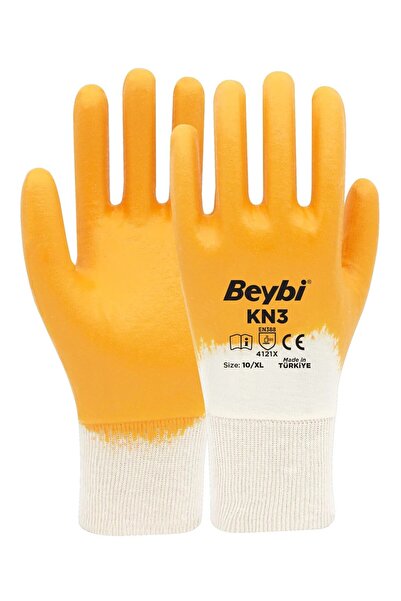Beybi KN3 Pamuk Nitril Eldiven ( 12 adet) sarı
