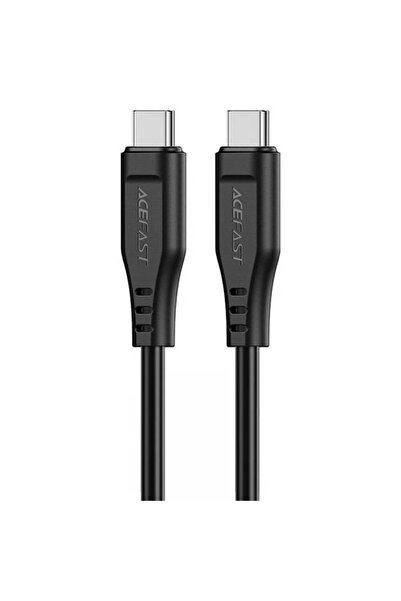 Royal Charging Cable, Type-C to Type-C, 60W, 3A, 1.2m, TPE, Black