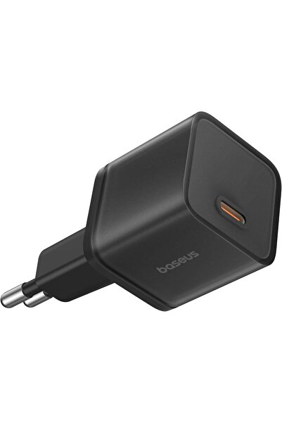 Baseus GAN5S Hızlı Şarj Adaptörü Typec, 30W Siyah