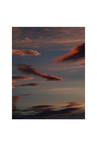 OEM Tablou Canvas, 'Nori luminati de apus peste cer'