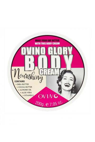 ovino كريم جلوري للعناية بالجسم من أفينو 200جCreamOvino