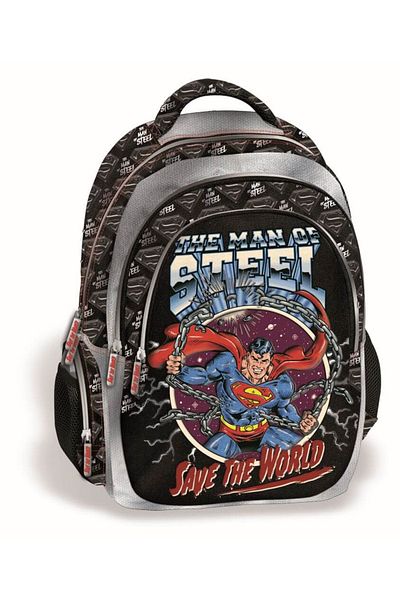 Santoro Ghiozdan scoala Superman 43 x 30 x 10 cm