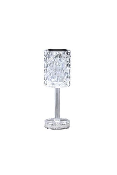 Don Lampă de birou LED RGB 16, rabatabilă, variator tactil, 3 niveluri de intensitate, încărcare USB, 3W, cristal acrilic, 1