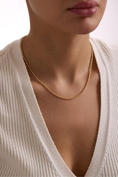 Tufanlar Kuyumculuk 14 Ayar Top Altın Zincir Kolye (2.25 mm)