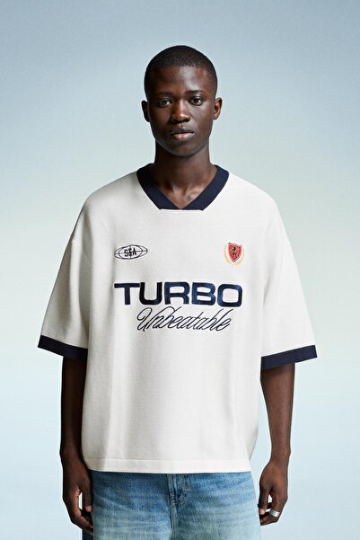 Bershka Kısa kollu baskılı t-shirt