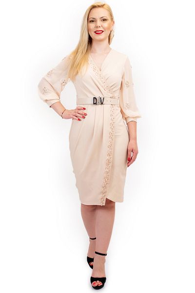 OEM Lorena Elegant Cream Women's Dress - M(38)
