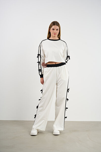 HANIQA Γυναικείο Σετ Φόρμας με Λεπτομέρεια Κορδέλας |   36-42 |   1010