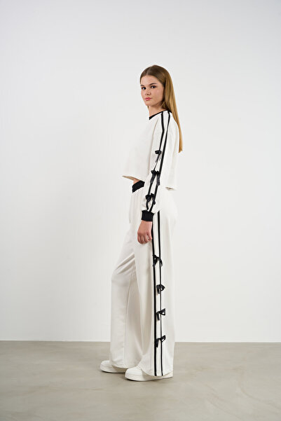 HANIQA Γυναικείο Σετ Φόρμας με Λεπτομέρεια Κορδέλας |   36-42 |   1010