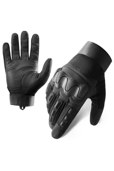 Hipolar Manusi Tactice, cu Armatura de Protectie, Marimi M-L-XL, Airsoft, Moto, ATV, Agenti Securitate