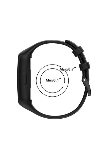 O Ozone Silicone Strap for Huawei Band 10 |9 | 8 Sport Replacement Strap with Metal Clasp- Beige