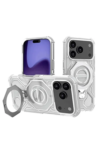 SKYDDAR INNOVATION Case for iPhone 17 Pro, Shockproof, Carbon Shield PRO, Magsafe, sticker set, White