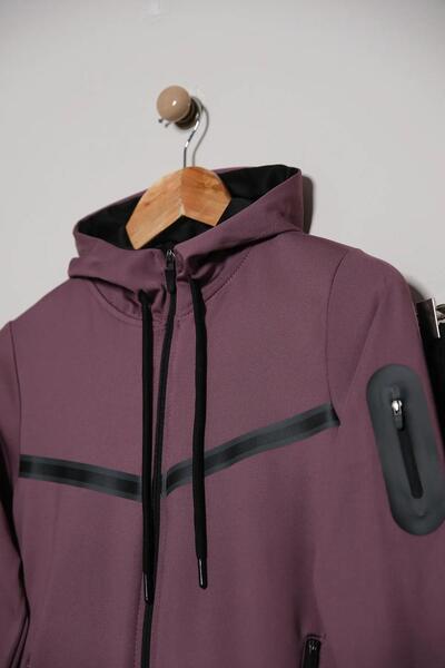 Zaziko Kids Unısex Dalgıç Kumaş Kapüşonlu Eşofman Takımı ESF-600