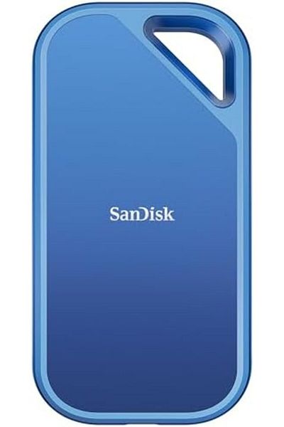 SanDisk قرص SSD محمول Creator PRO بسعة 1 تيرابايت، مصنف IP65، مقاوم للسقوط من ارتفاع 3 أمتار، سرعة قراءة وكتابة 2000 ميجابايت/ثانية، 5