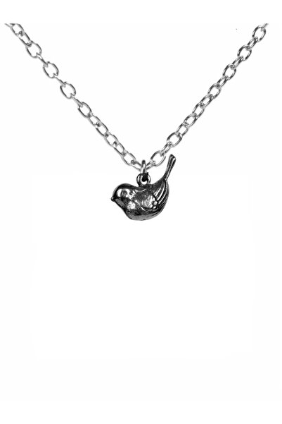 Herşey Nota Bird Necklace with Sparrow Bird Figure – Elegant Unisex Jewelry with 60 cm Chain