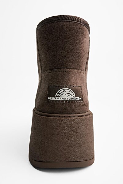 Bershka Platformlu kürklü bot