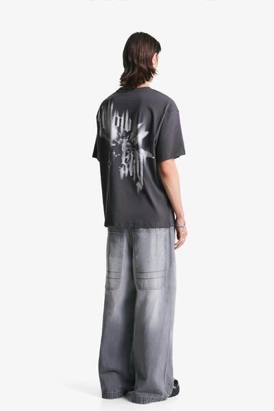 Bershka Kısa kollu baskılı tişört