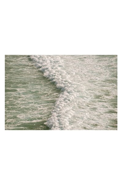 OEM Tablou Canvas, "Valurile marii sub soarele bland", Valuri, Spuma, Ocean, ...