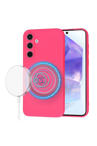 Royal Protective Case for Samsung Galaxy A55 5G, Protect, B52, Canvas, Hot Powder Pink