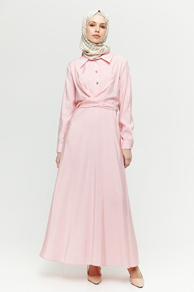 Setrms Kuşaklı Pamuk Elbise