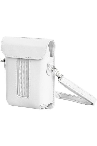 O Ozone Fujifilm Instax Mini Link 3 Printer PU Leather Case |Carrying Case Accessories with Adjustable Shoul