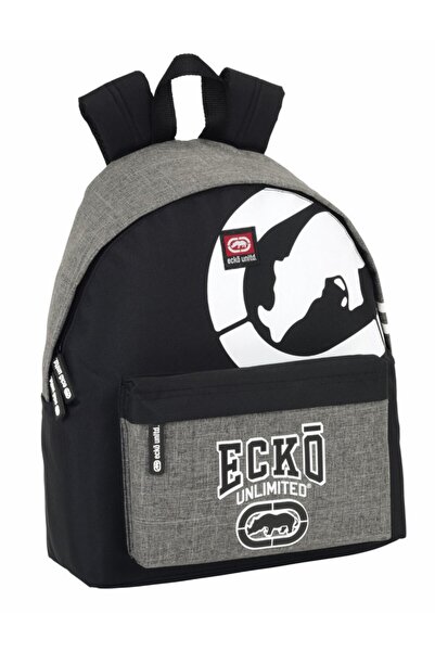 safta Ecko school backpack gray 32x14x40 cm