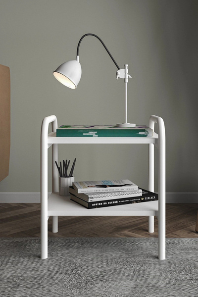 AKSviva Vera Metal Komodin Yan Sehpa