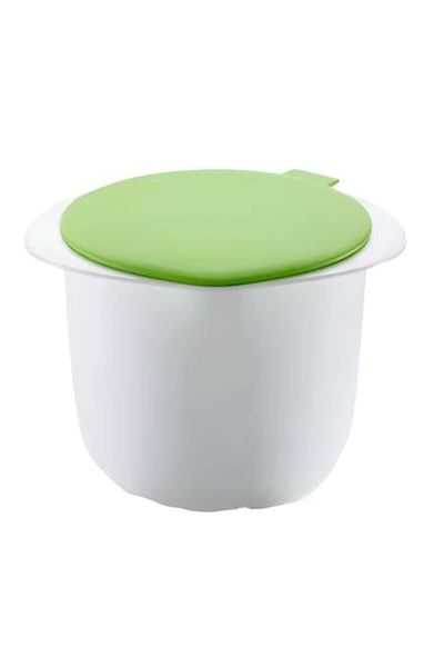 Royal Cheese Maker with Silicone Lid, Plastic Strainer, 17x14.5x12.8 cm, White