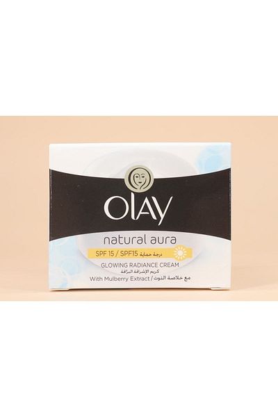 OLAY كريم ليلي للتبييض الطبيعي 50 جرام - عامل حماية من الشمس SPF 15